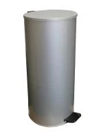 Урна с педалью 30 л (серая)