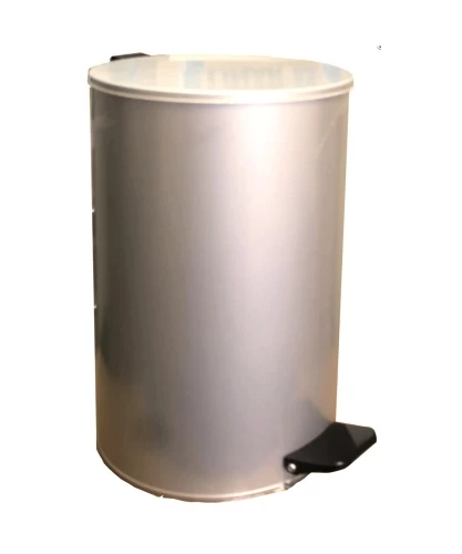 Урна с педалью 20 л (белая)